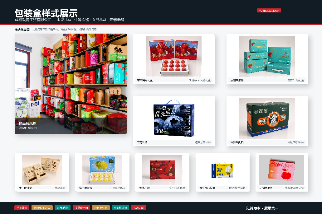 包装盒样式展示图