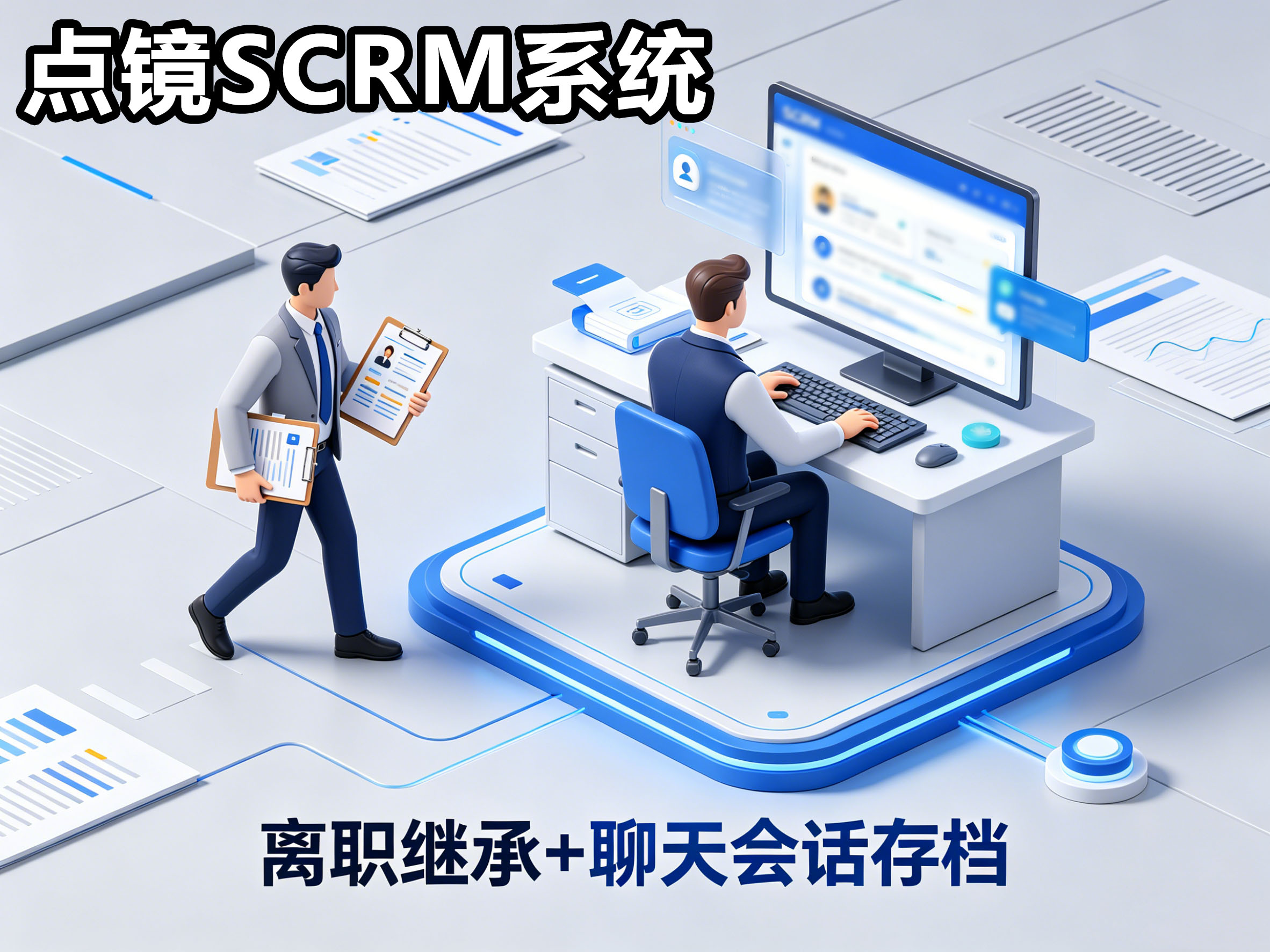 点镜SCRM系统离职继承与聊天会话存档功能介绍-量子新闻网