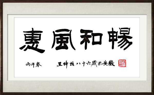 《为榜样点赞》弘扬书法精神艺术家·王梓梧