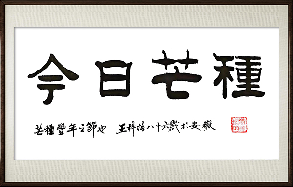 《为榜样点赞》弘扬书法精神艺术家·王梓梧