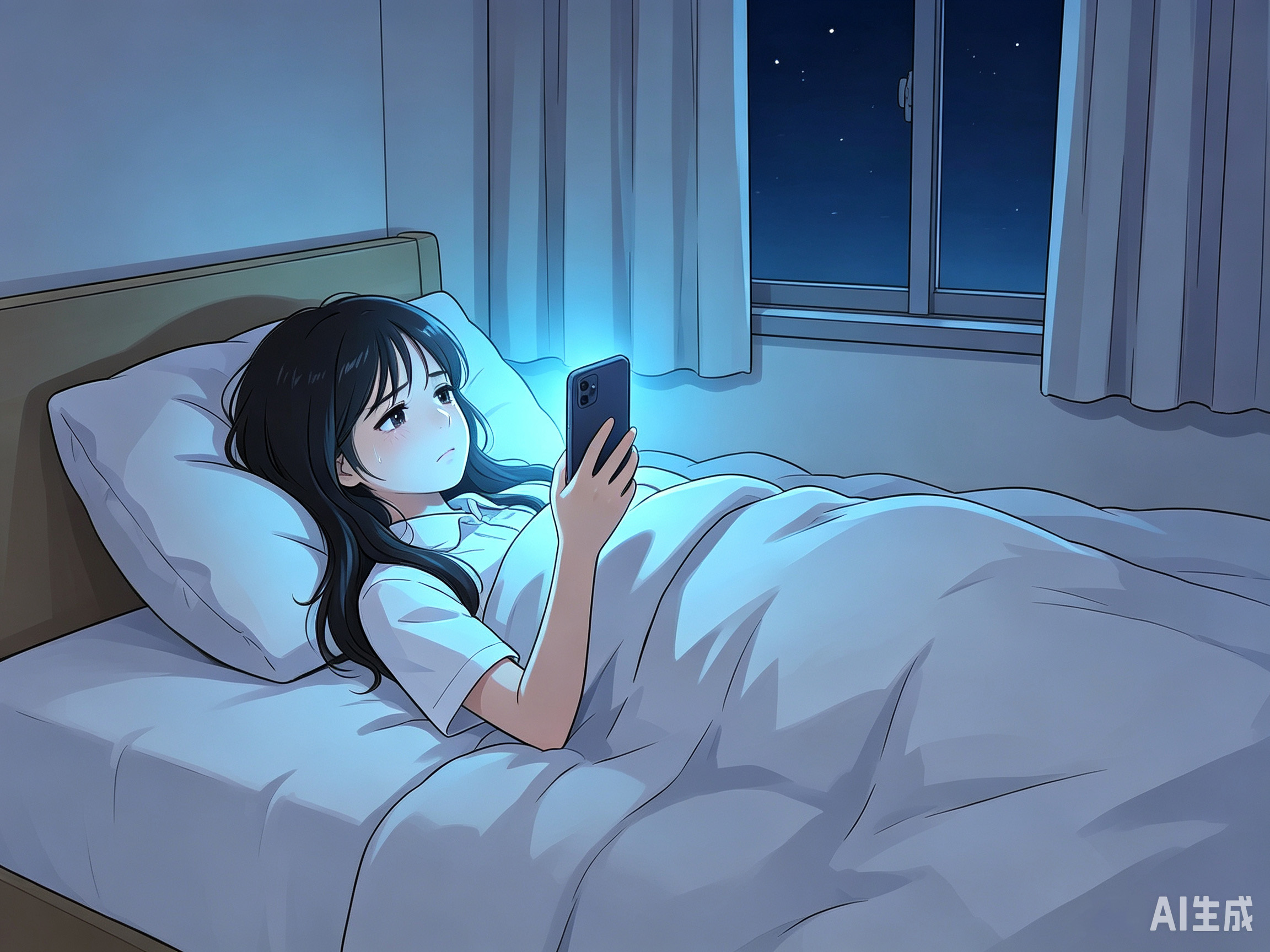 中考后报复性熬夜刷手机！15岁女孩一周突发急性斜视、视物重影