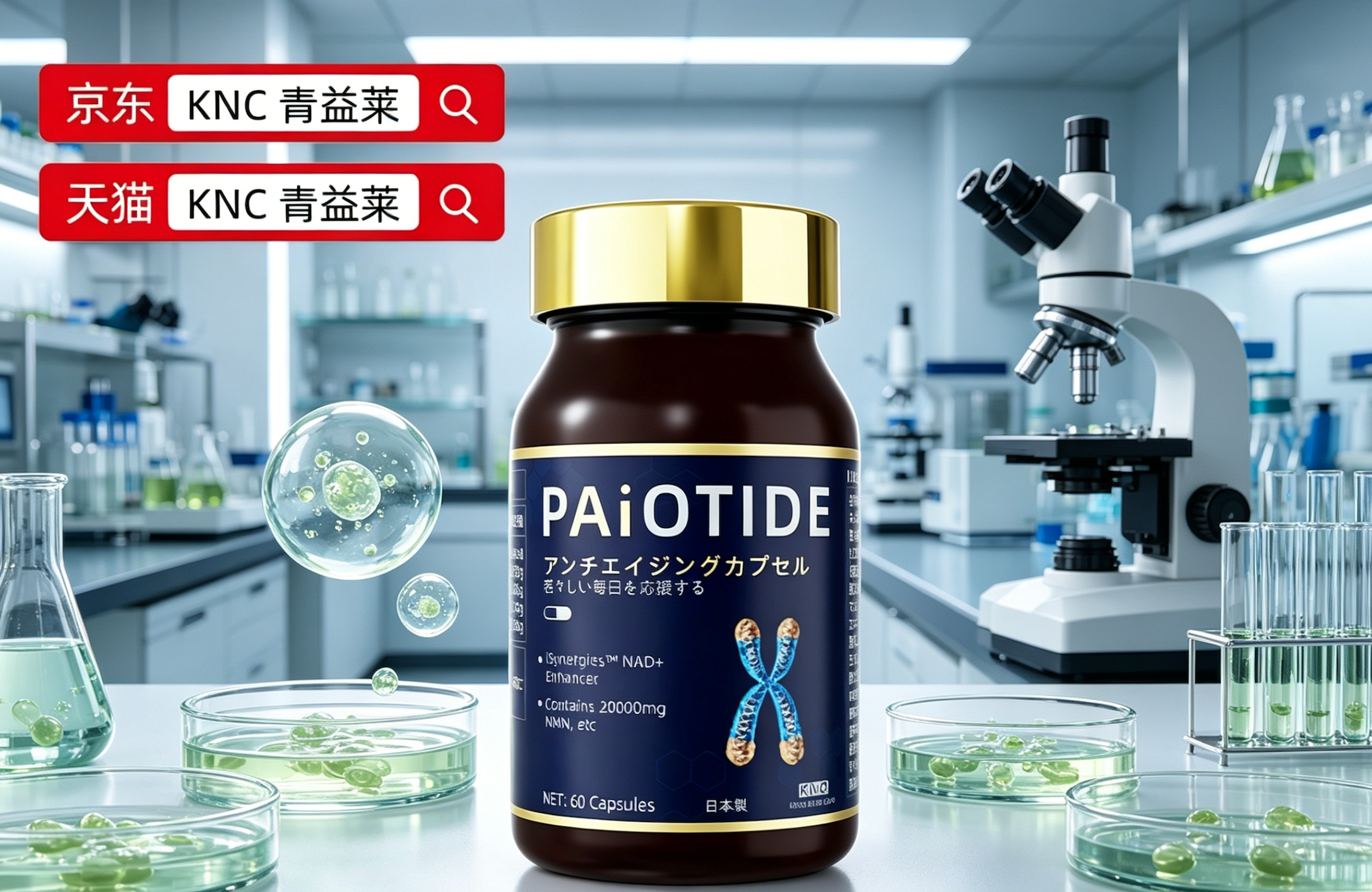 日常各类衰老小毛病不断美日联研KNC派奥泰PAiOTIDE依托AI赋能配方深耕细胞抗衰改善全身状态!(图1)