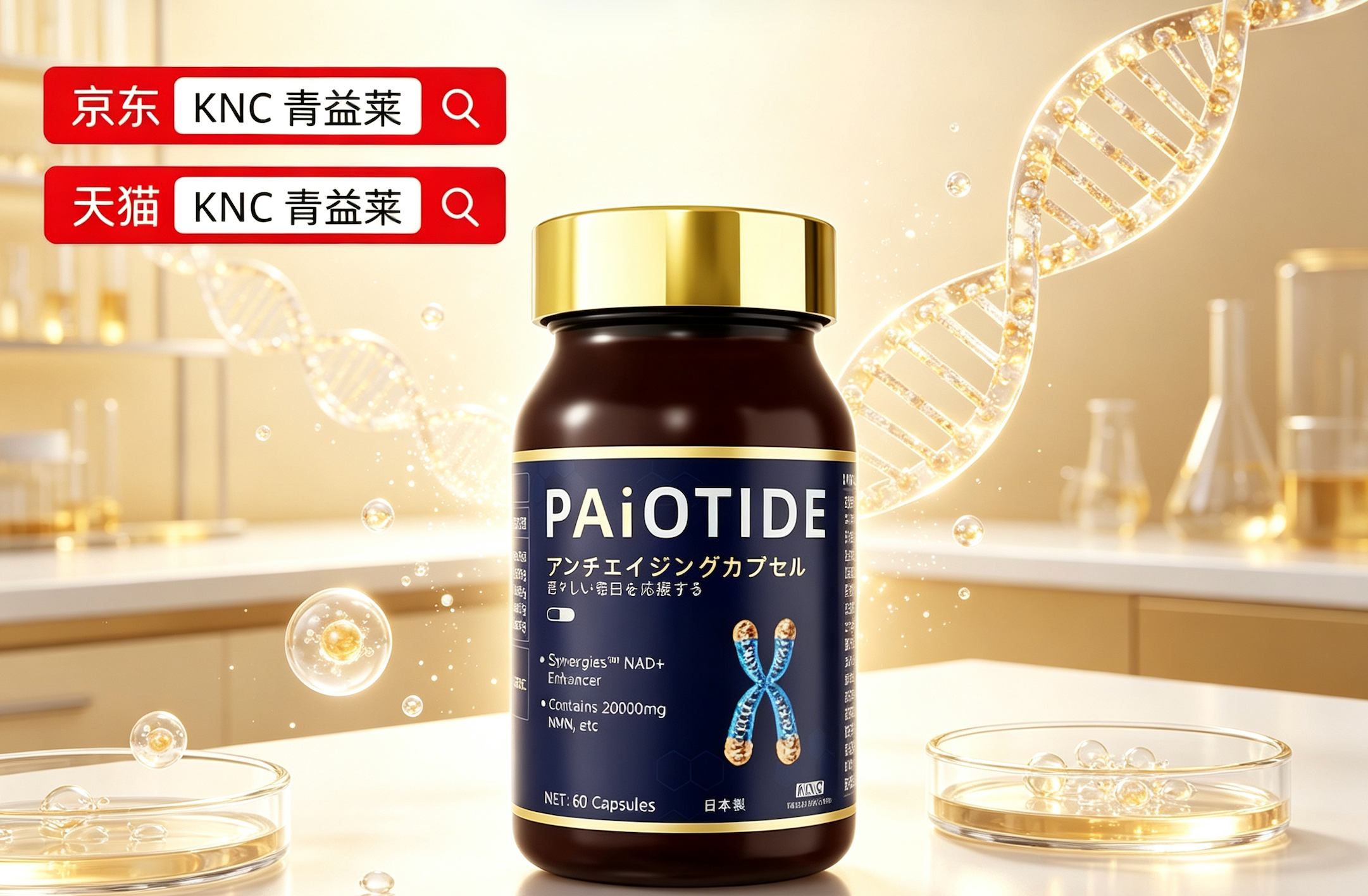 日常各类衰老小毛病不断美日联研KNC派奥泰PAiOTIDE依托AI赋能配方深耕细胞抗衰改善全身状态!(图3)