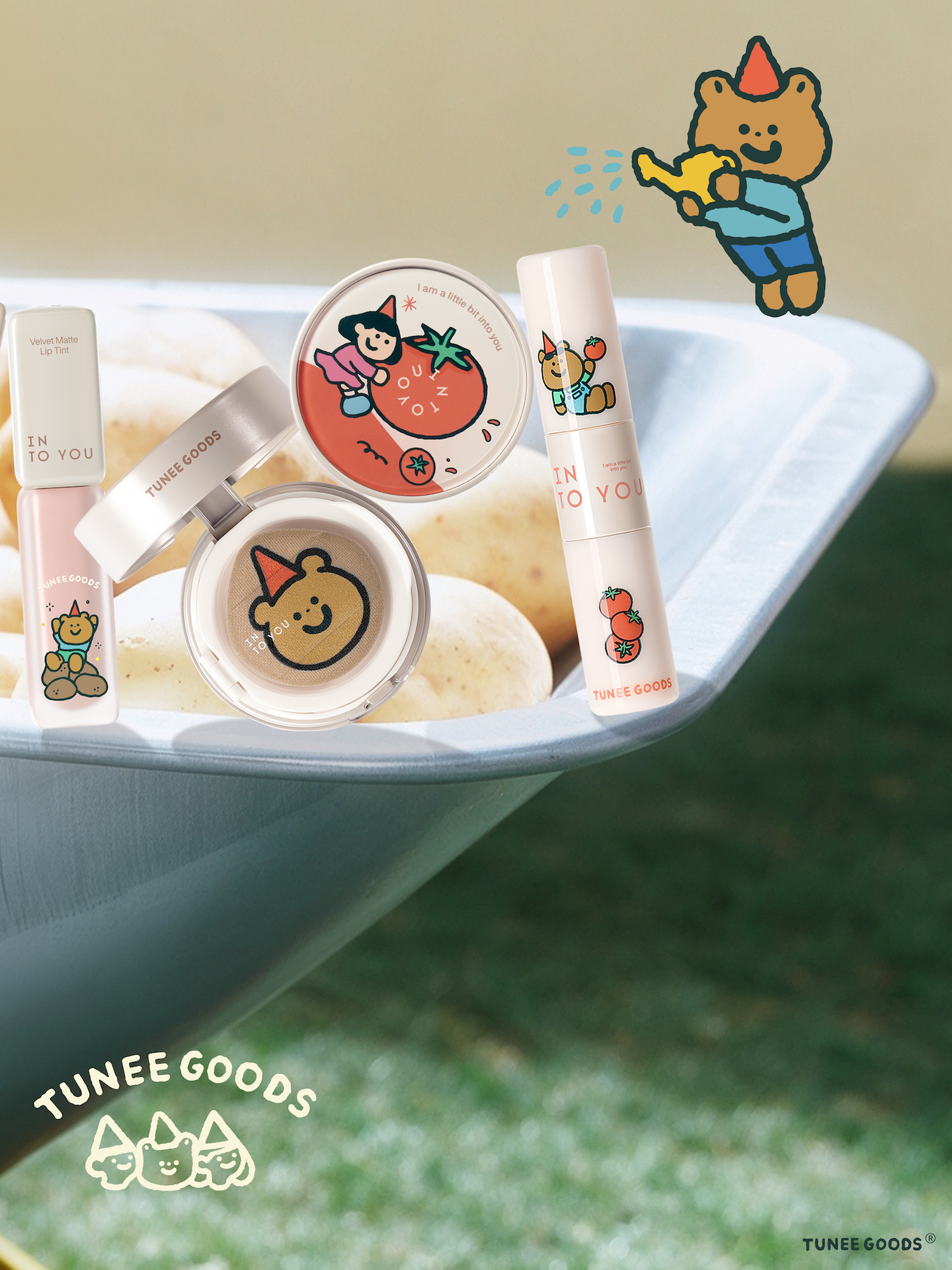 轻“妆”出逃！INTO YOU × TUNEE GOODS「玩色农场」联名上新