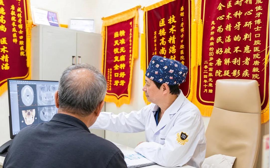 牙博士口腔・南坪院区种植院长唐毅：中老年半口即拔即种即刻负重，即刻有牙更要长久稳牙