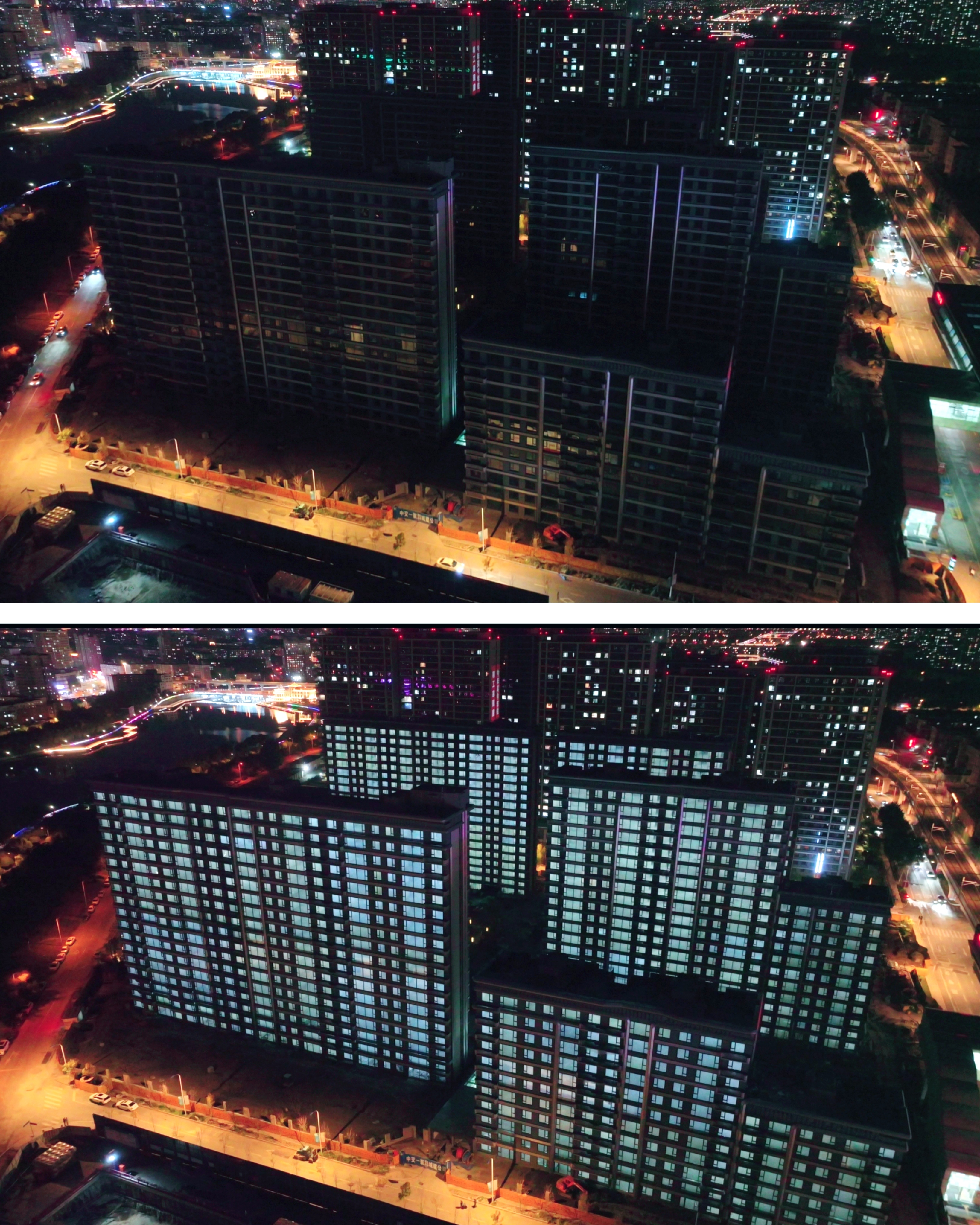 中交一航局城建公司长春滨河B地块项目全屋灯光系统调试圆满收尾